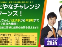 あの伝説の「チャレンジ」をもう一度…八王子駅から東京駅まで、自転車で東京横断します！【おとやなチャレンジリターンズ】