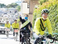 八王子～東京駅、走行距離は72キロ！伝説の「掛け合い演説」も復活。改革も自転車も前に前に進んでいく【おとやなチャレンジリターンズ】