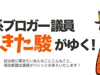 ブロガー×漫画家の異色コラボが実現！「電波系ブロガー議員 ネトきた駿がゆく！ Ver.1 政治家ってモテるの？」