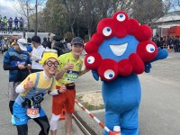 大阪愛が極限まで高まる？！42.195km。大阪マラソン完走＆なぜかその後に街頭演説までやってきた